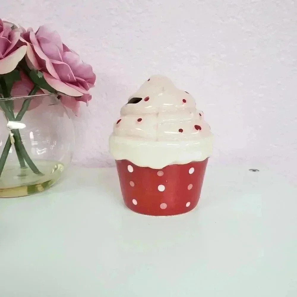 Ceramic Cupcake Bank 